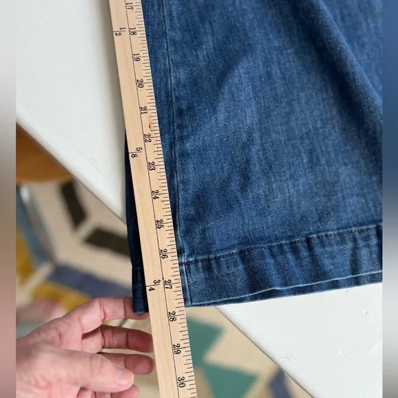 Pilcro/Anthropologie VERY Wide Leg Jeans Sz 31 - Picture 8 of 9